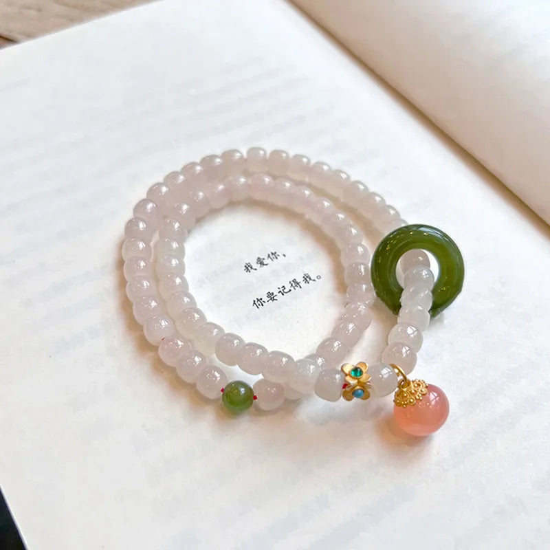 Natural Hetian Jade Luxury Quality Fashion Jewelry Exquisite Elegant Simple High-grade Bracelet Sexy Young Girls Fine Jewelry
